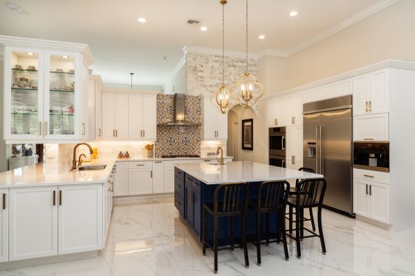 Kitchen Island Construction in Canyon Lake