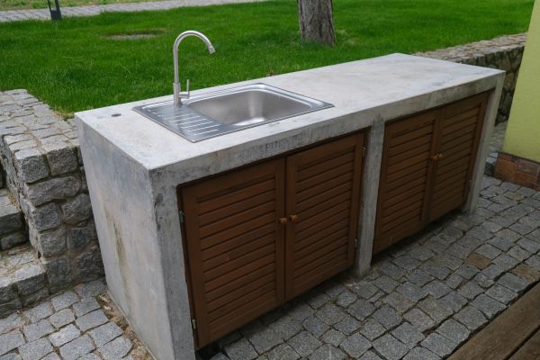 Exterior Cabinet Installation in Canyon Lake
